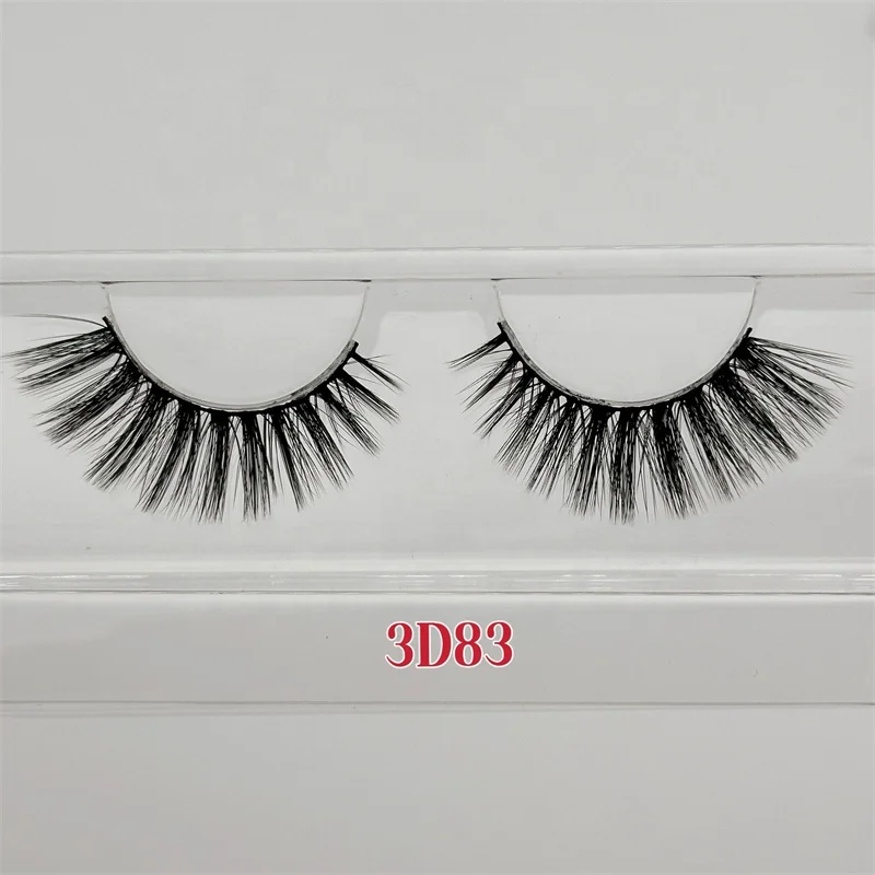 Sunland Wholesale Lashes 18MM 20MM  Silk Eyelashes Synthetic Eyelashes Custom Eyelash Packaging Box lashes 3d wholesale vender