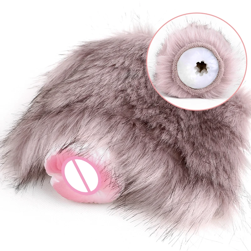 NEW GEEBA Male Dog Cup silicone Masturbator Suction cup toy soft realistic stimulation pocket Masturbator for Adults