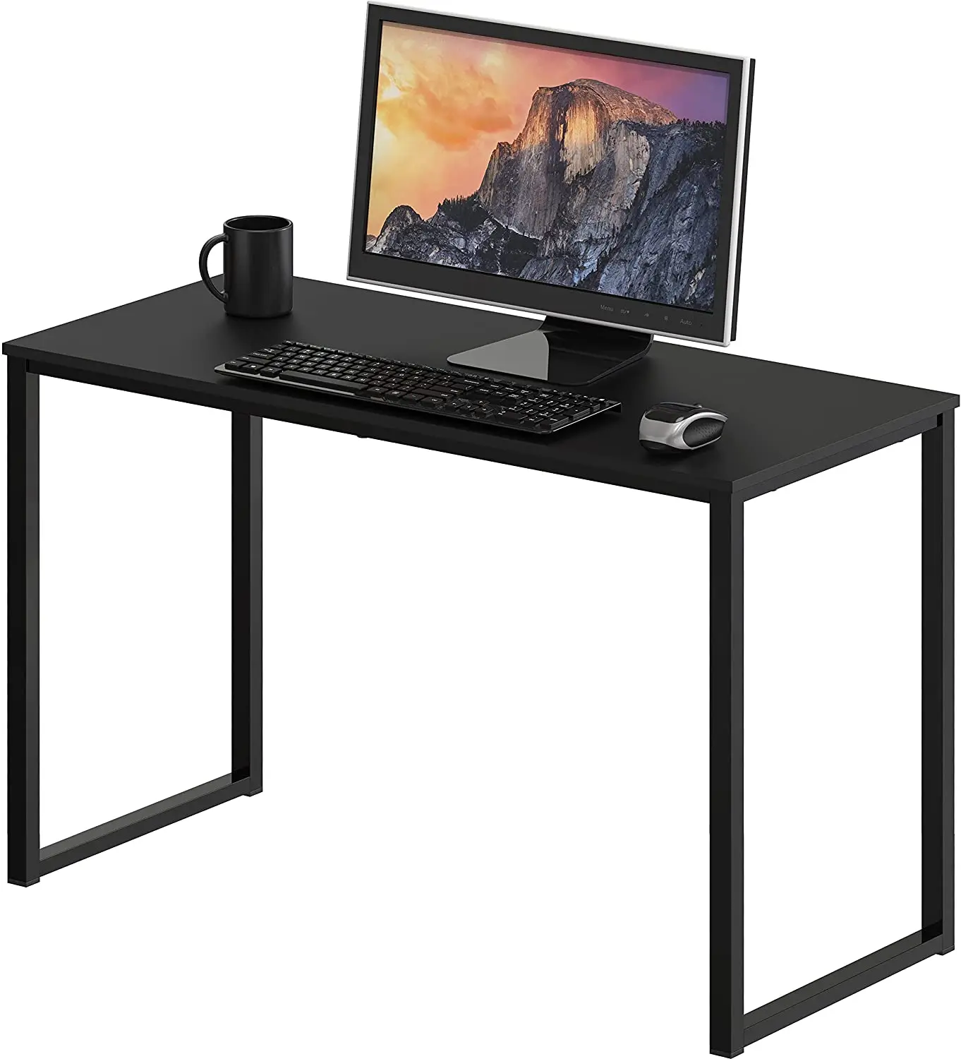 Latest Design Black Econ Multipurpose 40-Inch Computer Desk Wooden Home Office Desk