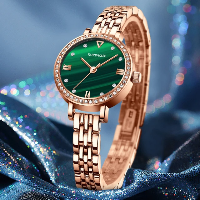 Elegant Female Wrist Luxury Quartz Women Watches Stainless Steel Butterfly Buckle  Wrist Watch Luminous Lady Watches