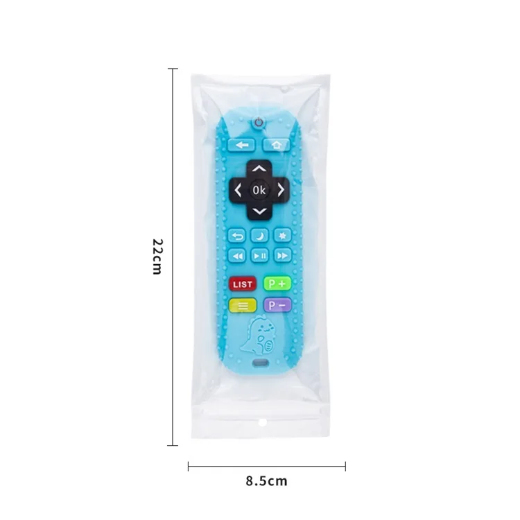 Food grade remote control phone shape baby teething toy baby chew toy teether