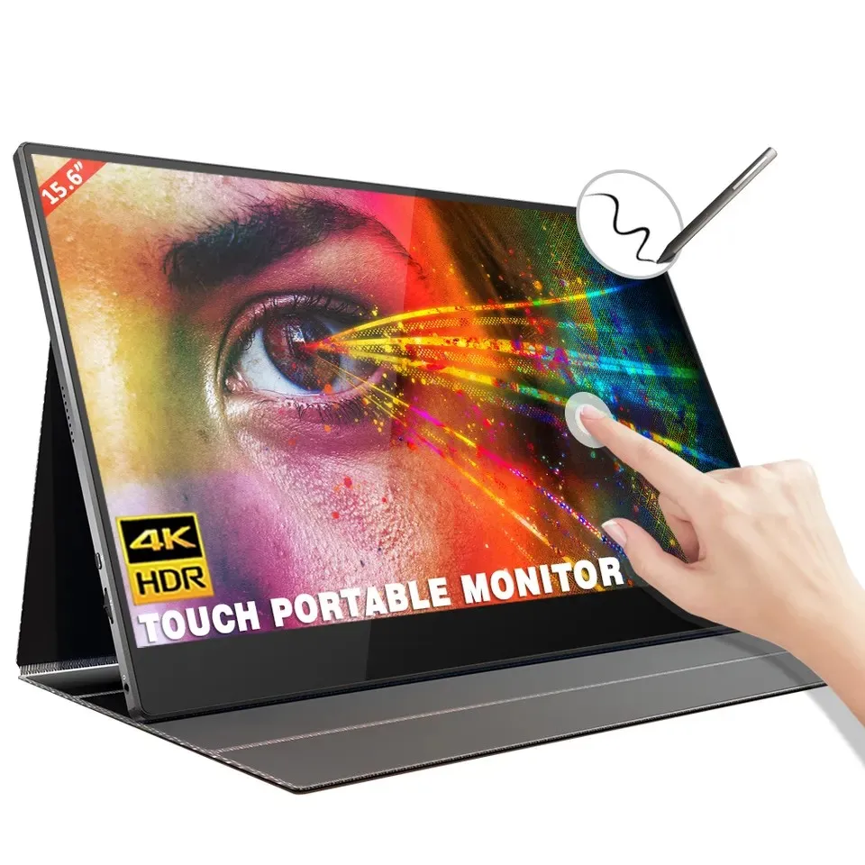 2023 OEM 11.6 14 15.6 16 17.3 Inch Gaming Touch PC 1080P 2K 4K 60Hz 120Hz 144HZ 165Hz IPS Ultra Thin Portable Monitor for Laptop