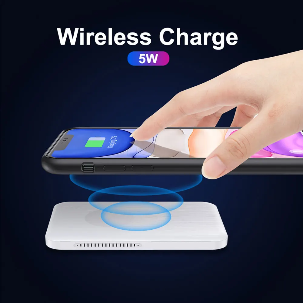 
4000mAh Wireless Magnetic Power Bank 5W 10W portable powerbank wireless power banks 