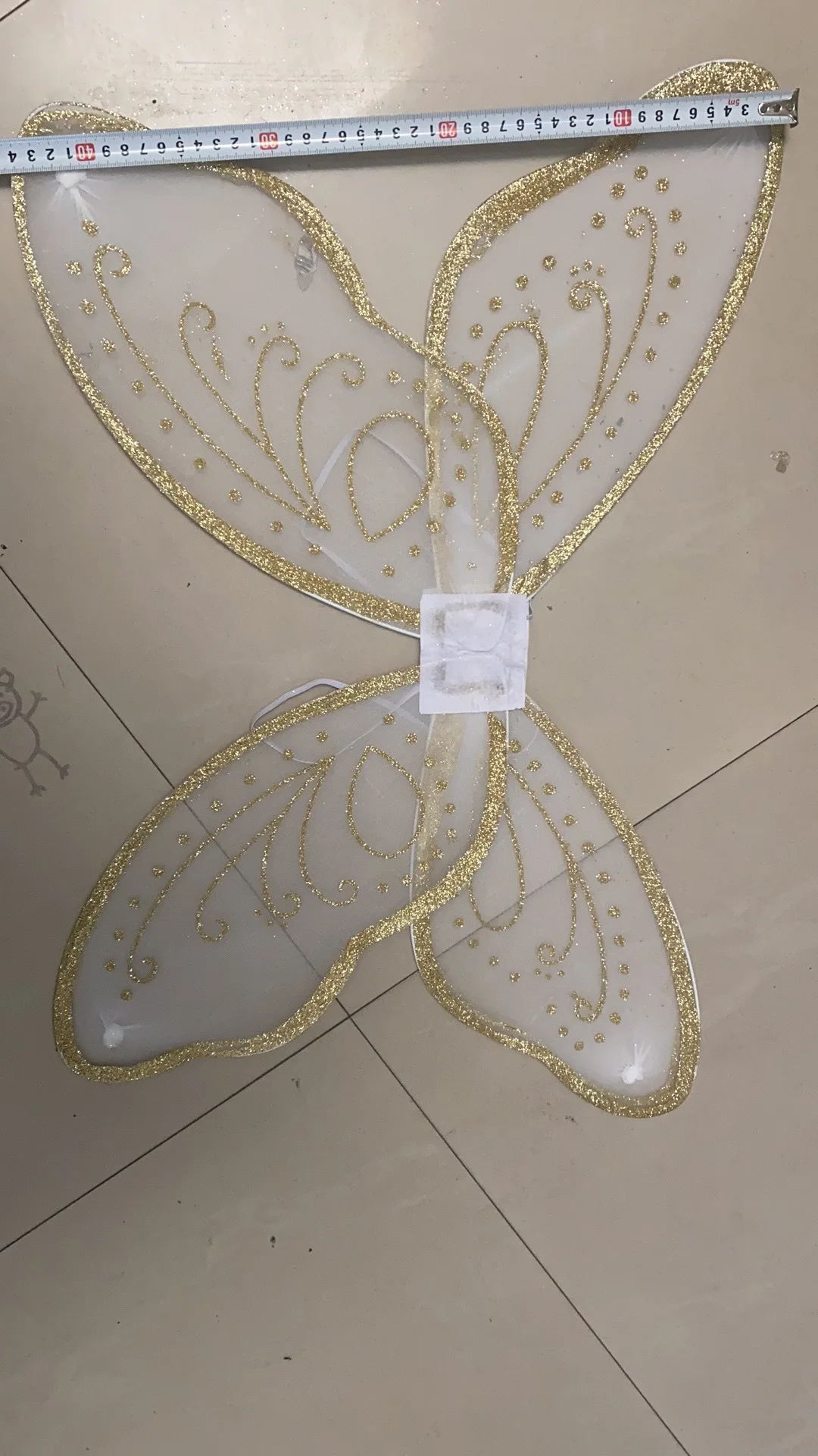 Carnival Party Stage Show Butterfly Birthday Fairy Princess Cosplay Props Accessories Butterfly Translucent Embroidery Wings