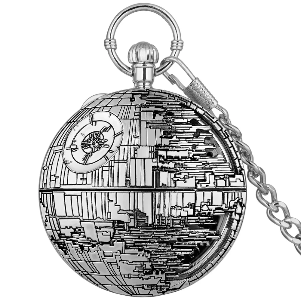 New American War Movie Musical Steampunk Pocket Watch Melody Music Box Clock Quartz Pendant Flip  Watches for Kids Gifts