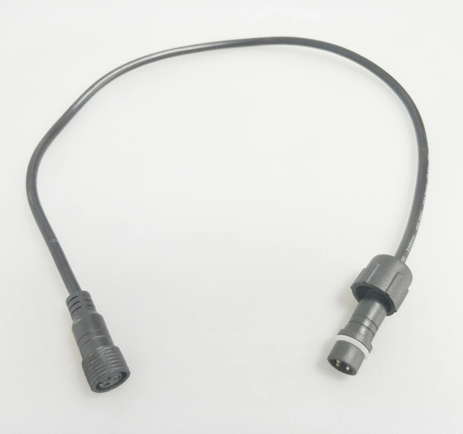 3pin 4pin 5pin Outdoor Waterproof extension cord cable connector 20AWG 50CM 1M 2M or Customized length for Pixel LED Light