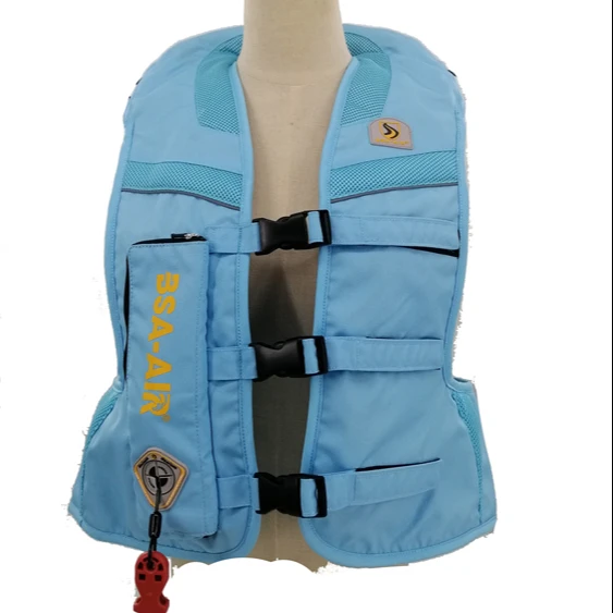 Высококачественный синий защитный жилет безопасности для конного спорта мотоцикла Co2 Картридж с сертификатом CE