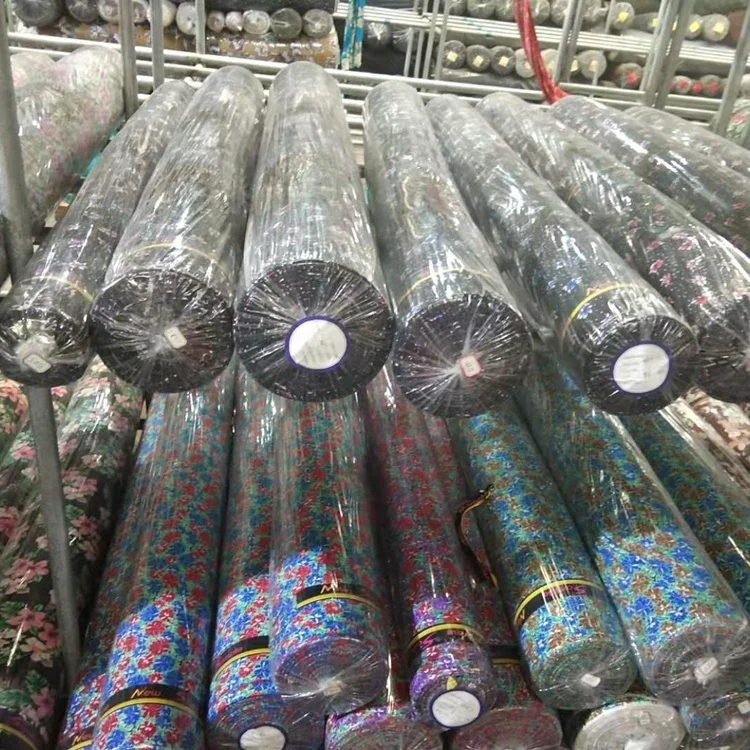 
Custom color floral wholesale 100% rayon printed fabric for women dress 