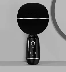 Sobast MC5 Home Party  Karaoke Wireless Microphone Speaker Mushroom Head Portable Handheld Studio Microphone For Mobile Phone