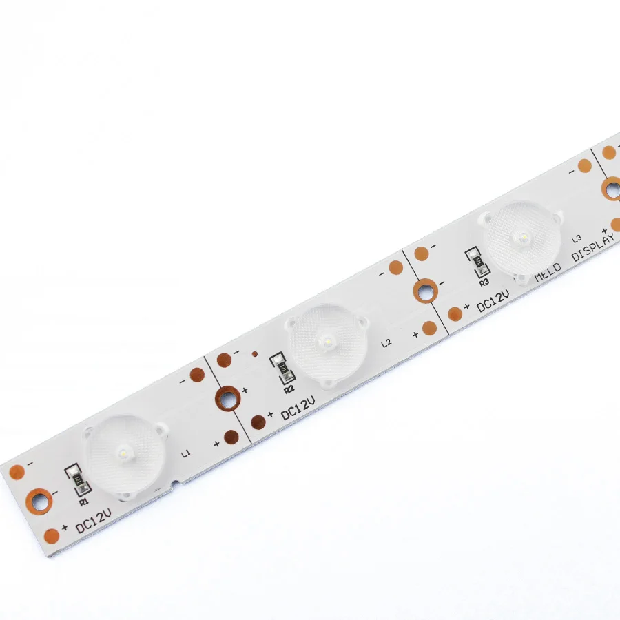 high power aluminum led backlight lighting SMD 3030 led strip with lens for fabric light box