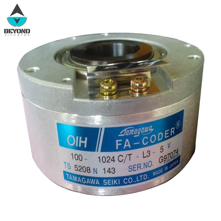 TAMAGAWA Elevator encoder /TS5208N143/for elevator  traction machine/TAMAGAWA/OIH100-1024CT-L3-5V