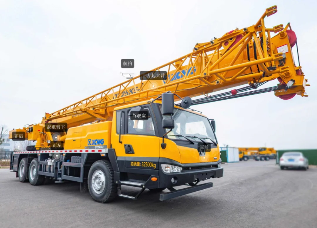  XCMG Factory QY25K-II 25t Телескопический мобильный кран стрелы от