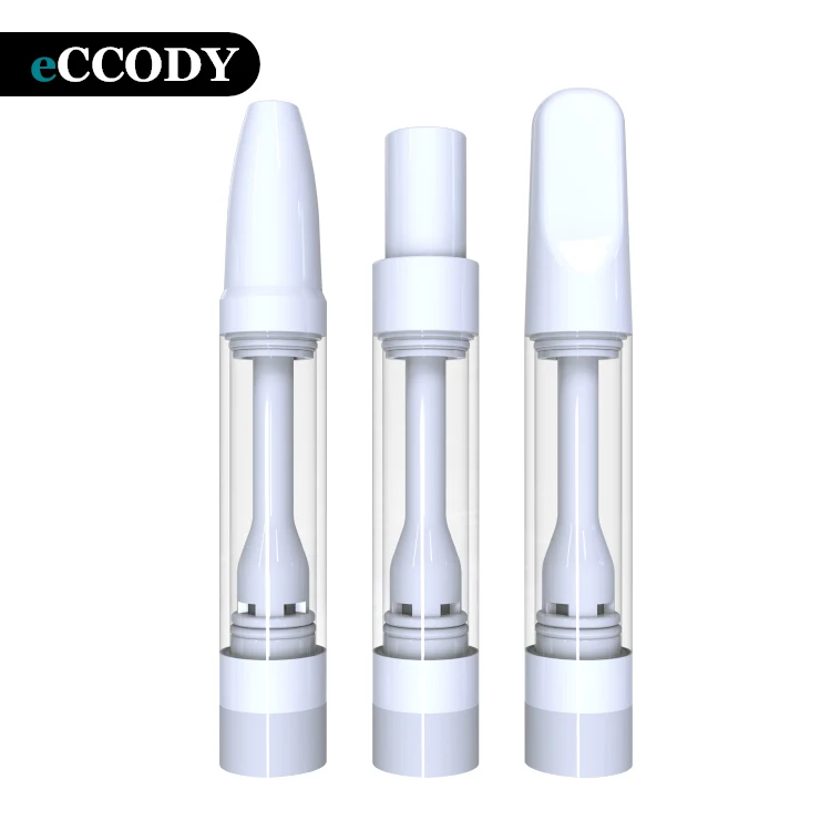 510 Glass Cbd Cartridge Ceramic Coil Tip all Glass Cartridge For 510 Thread Battery Vaporize
