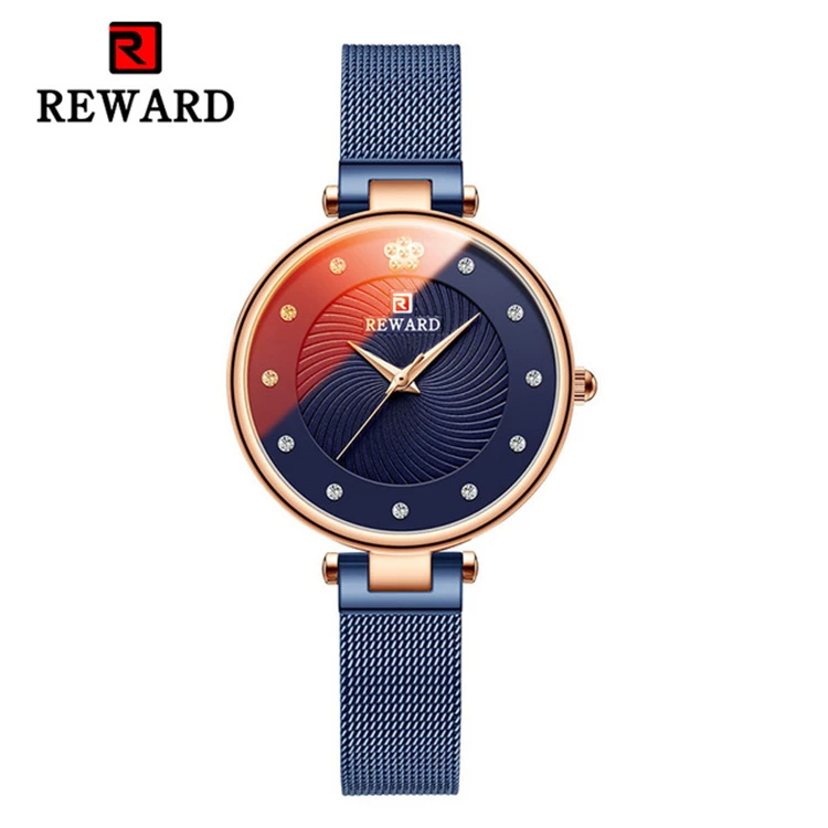 Часы женские наручные RD22014L новинка 2019 часы модные специальные цветные стеклянные креативные водонепроницаемые