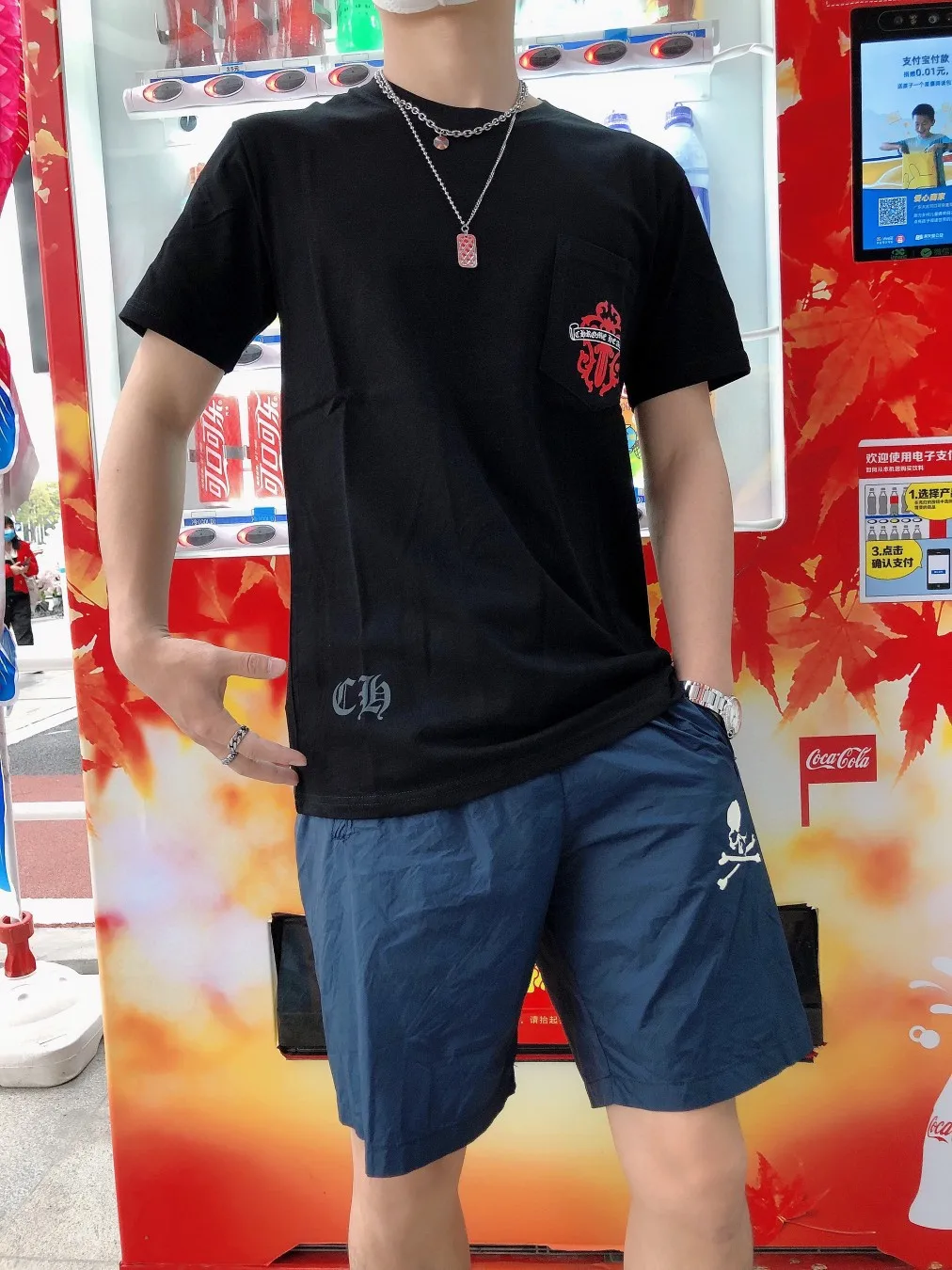 IHJ7728 Design Man His Her Couples Fashion Mens Streetwear Wholesale Best Selling Men Tshirt