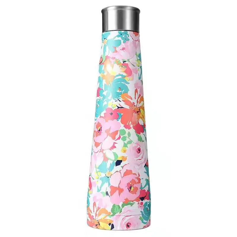 wholesale double walled vacuum Insulated water bottle leak-proof cola shape stainless steel water bottle