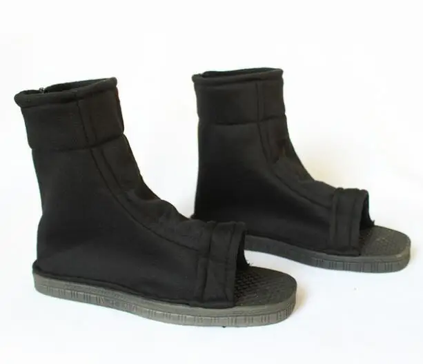 Costume Props Cosplay Shoes Black Blue Cotton Soft Sandals Ninja Boots Shoes