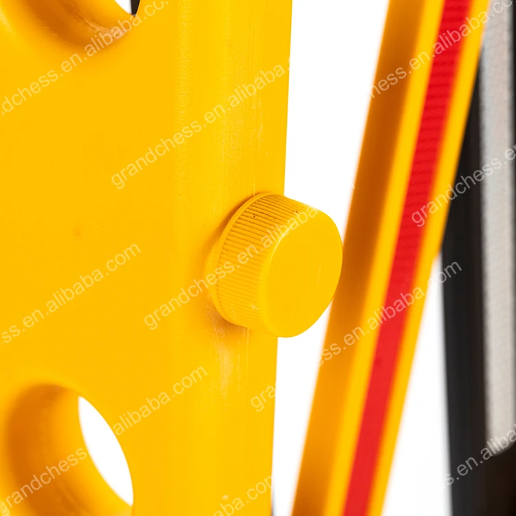 Reflective Retractable Foldable Steel PE Plastic Safety Barrier Traffic Barricade