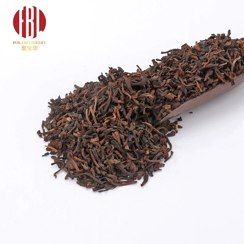 Chinese Slimming Tea Palace Grade Ripe Pu Erh Tea Loose Leaf
