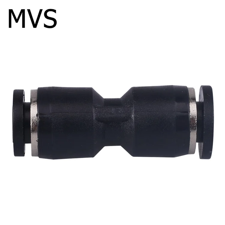 PU Straight Tube Quick Connector Push In Pipe Plastic Compression Quick Fitting One Touch Hose Tube Air Pneumatic Fittings