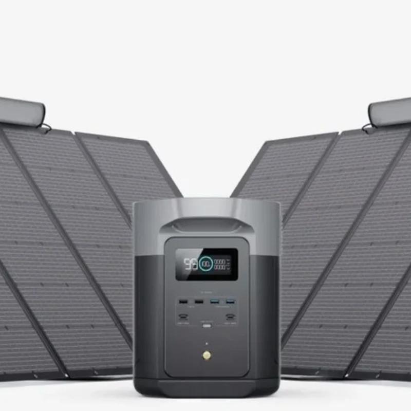 Портативный солнечный генератор ECOFLOW DELTA 2 Макс 2400 Вт