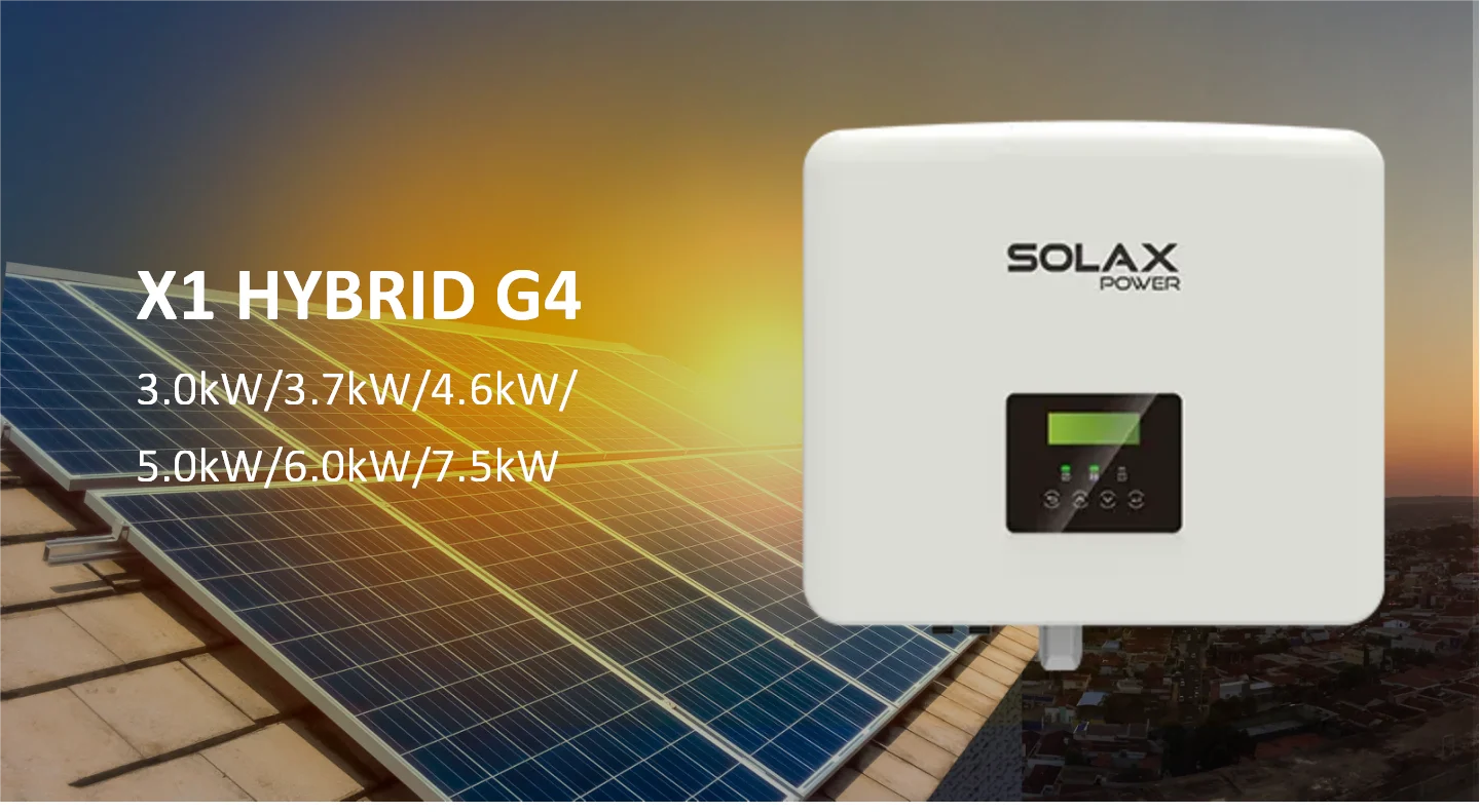 Solax X1 Hybrid G4 3-7.5kw 3.7kw 4.6kw 5kw 6kw High Voltage Single Phase Solar Energy Storage Invertor Price 5kva Inverter