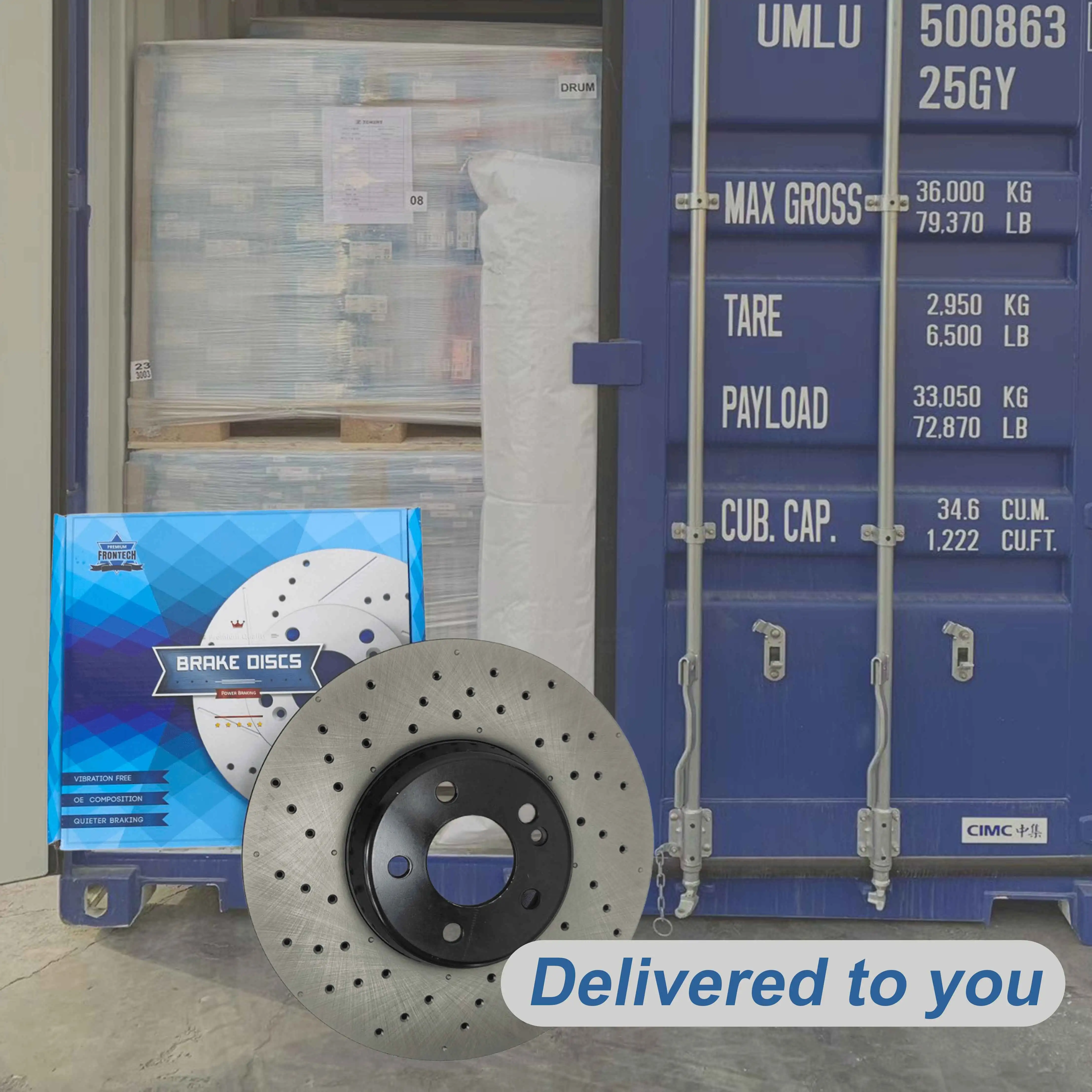 Automat Brake System OE#8S0615301C 370mm*34mm Auto Car Combination Brake Disc for Audi Tt RS