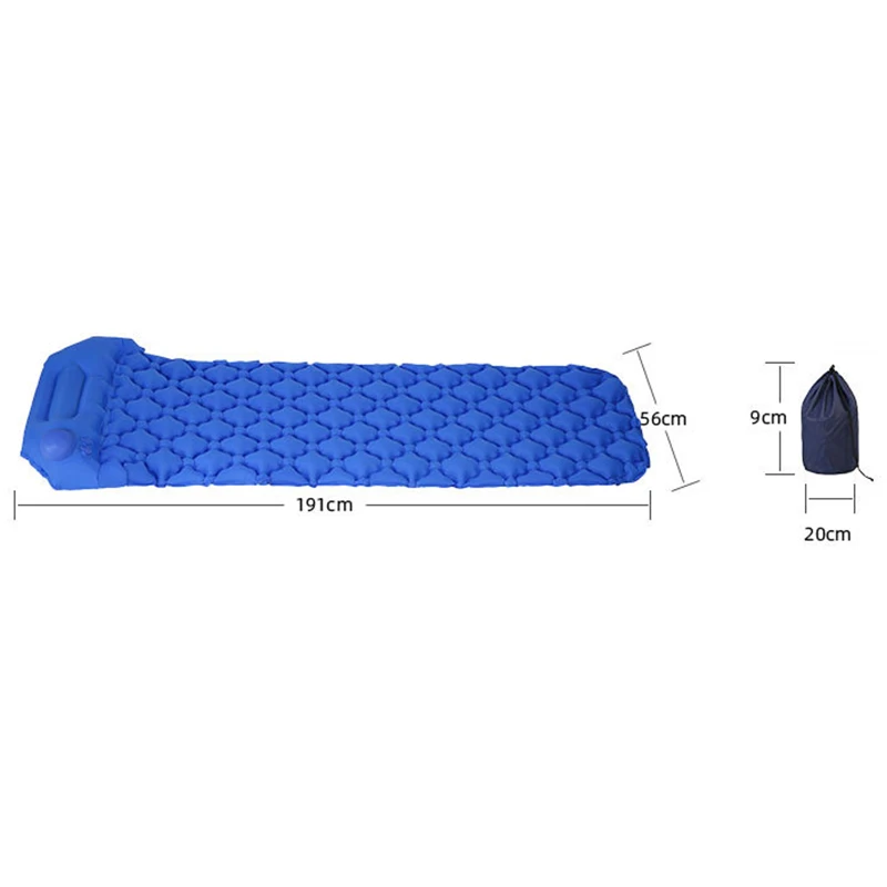 Waterproof Ultralight  Lightweight TPU Air Mattress Mat Outdoor Inflatable Sleeping Pad