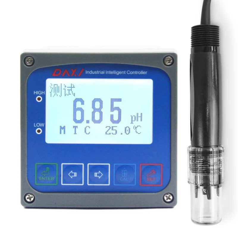 In line pH Transmitter controller pH on 2-port dual outputs set India