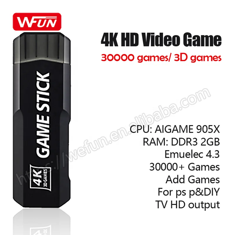 GD10 Portable Game Stick 4K Video Game Console 64G/128G 30000 Handheld Classic Video GD10 Game Consola