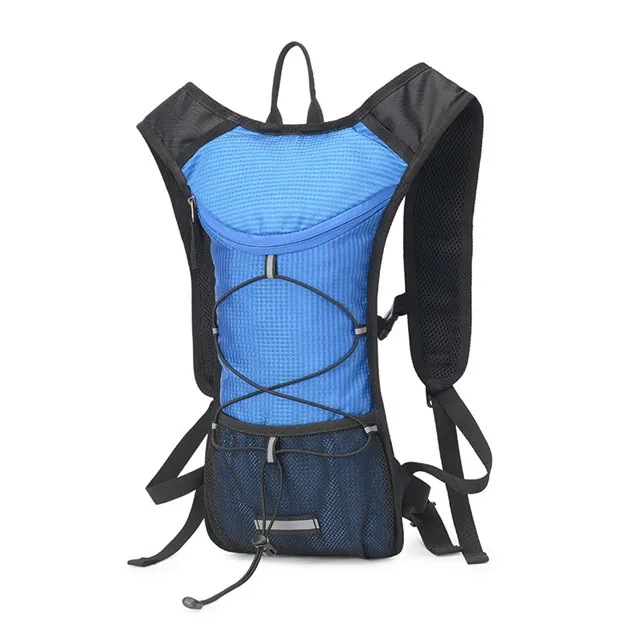Outdoor Hydration Backpack With Water Bladder Custom Nylon Black Green Blue  Water Hydration Backpack