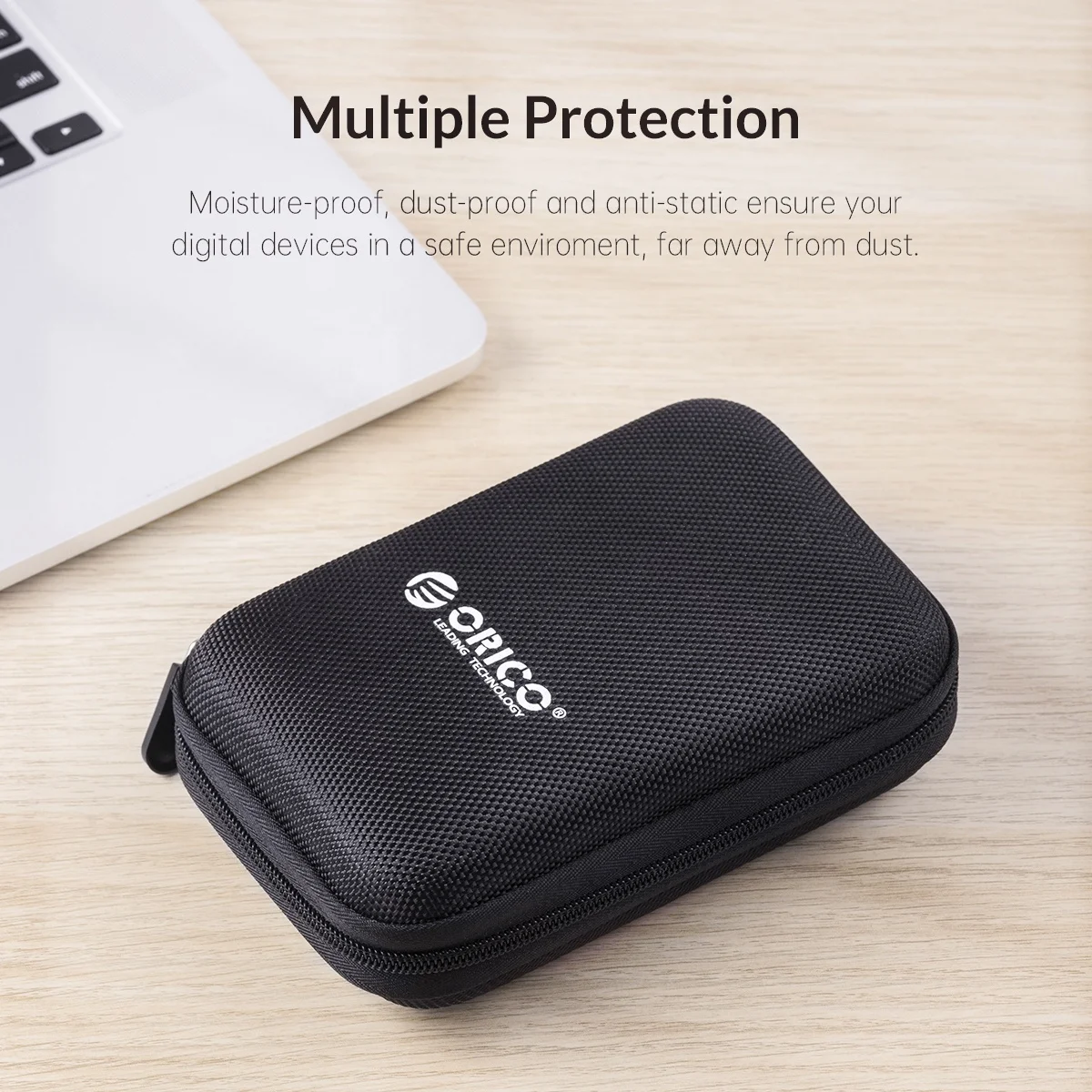 ORICO EVA Rubber Portable Carrying External 2.5 Inch HDD Hard Disk Protection Bag With Cable Storage Packet PHD-25