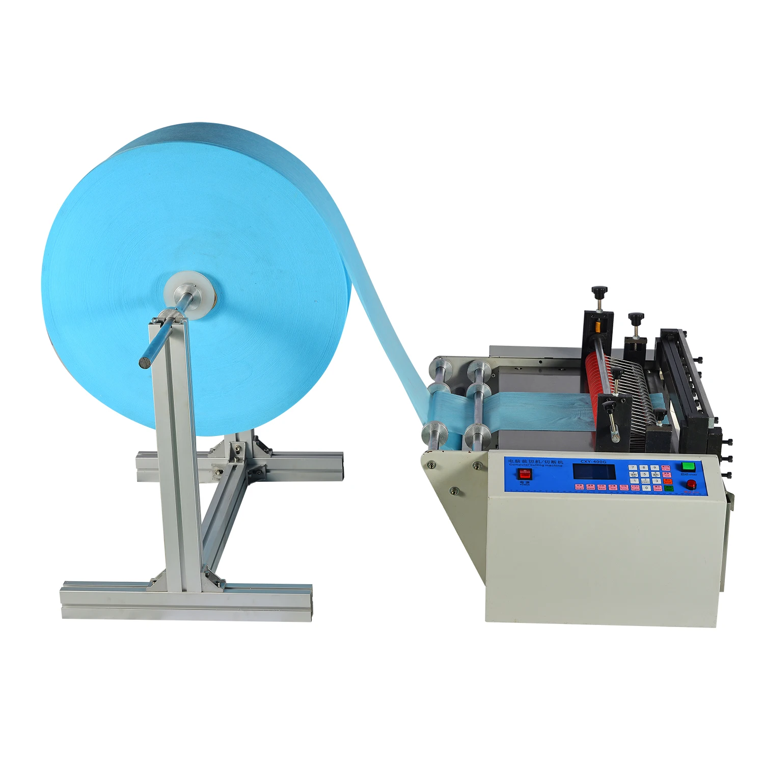  Automatic Straight Knife Cloth Cutting Machine Fabric End Cutter For