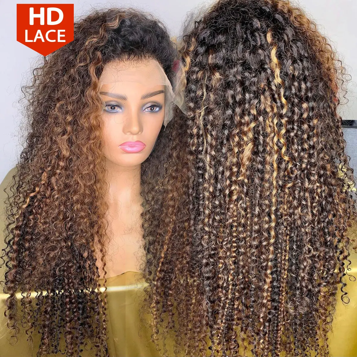 Wholesale 100%Water Wave Raw Brazilian Virgin Human Hair 360 Full HD Lace Frontal Wig For Black Women Human Hair Lace Front Wig