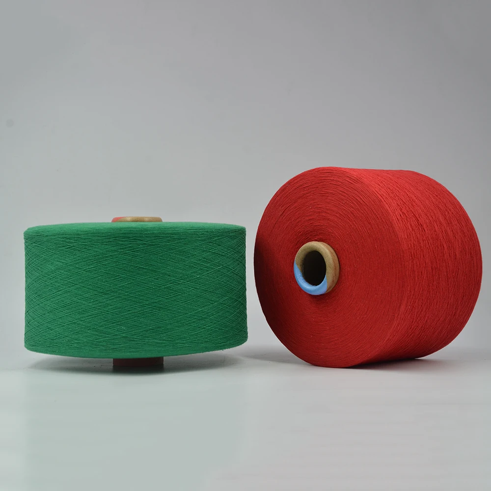 Vietnam Supplier Recycled Polyester CVC OE Cotton Yarn For Fabric