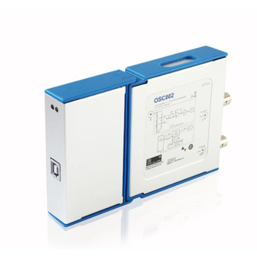 
OSC802D USB PC Handheld Oscilloscope With 80MS/s Sample Rate and 20MHz Bandwidth for Precision Testing 
