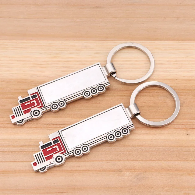 Wholesale Custom Truck Keychain Oem Design Metal Truck Keychain With No Mould Charge