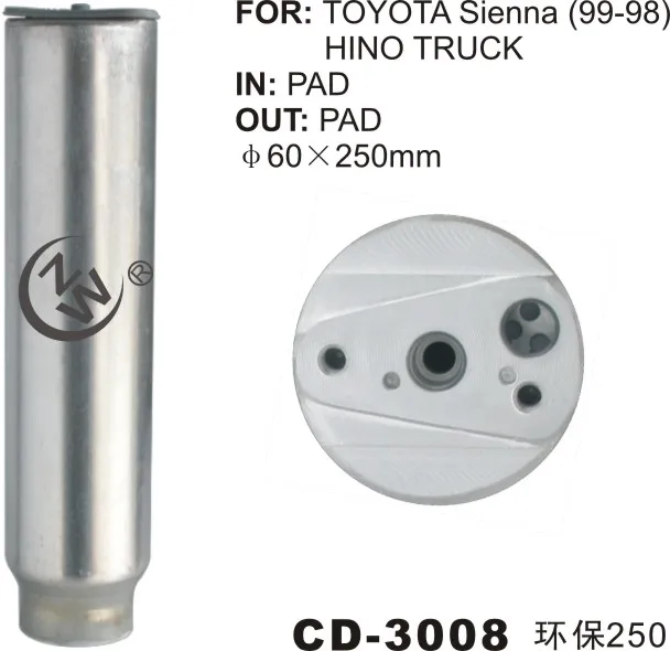 ZW CD-3008  AC air conditioner condenser receiver filters drier direct sale with factory price