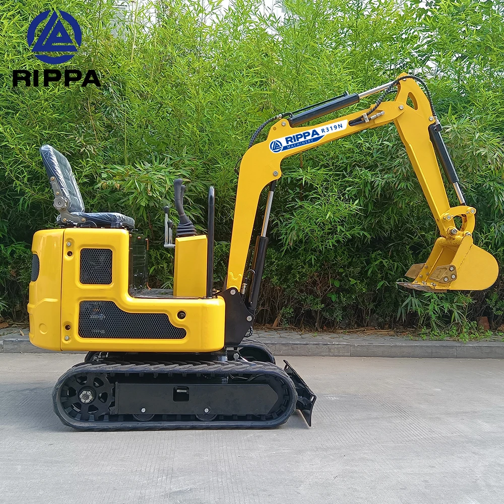 Rippa Mini Excavator R319N Official Unified Retail Price EPA Engine Farm Crawler Micro Digger New Home Excavator