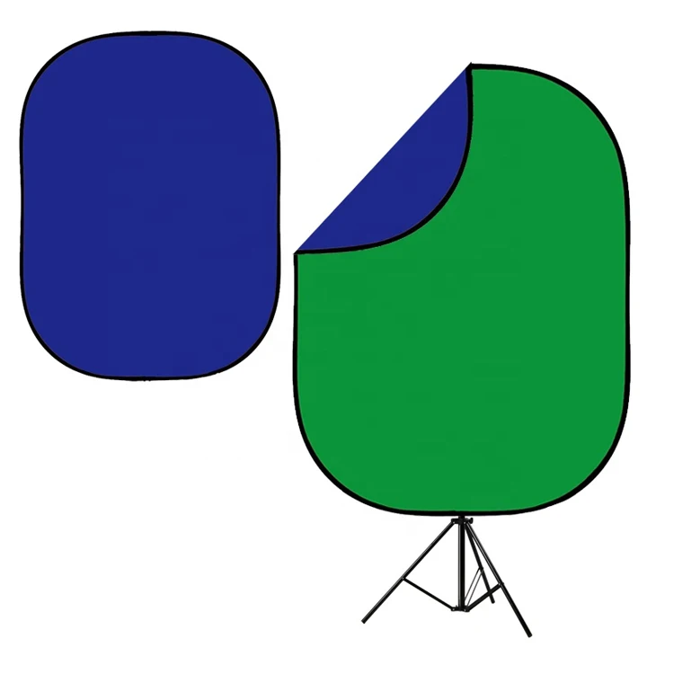 1.5*2m Collapsible Portable Photo Studio Green Screen Background Banner For Live