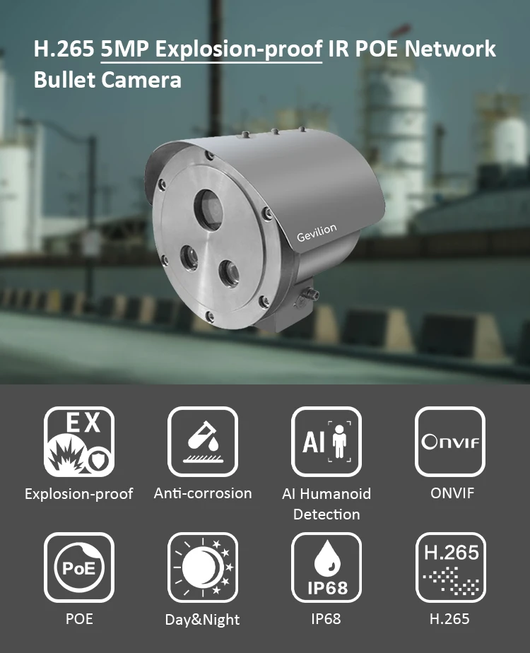 2mp 5mp ip68 infrared high-speed stainless steel explosion-proof dome cctv camera