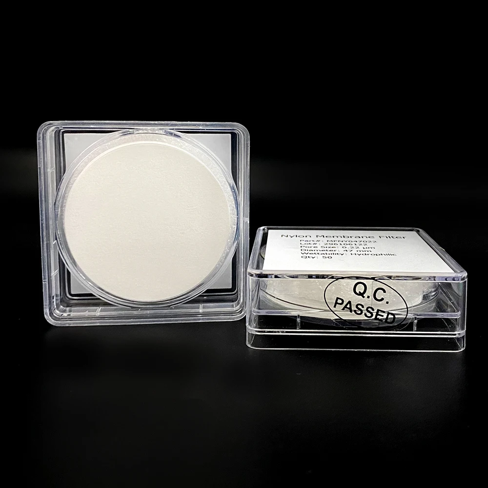 Lab 47mm 0.22um 0.45um Micro Nylon membrane filter