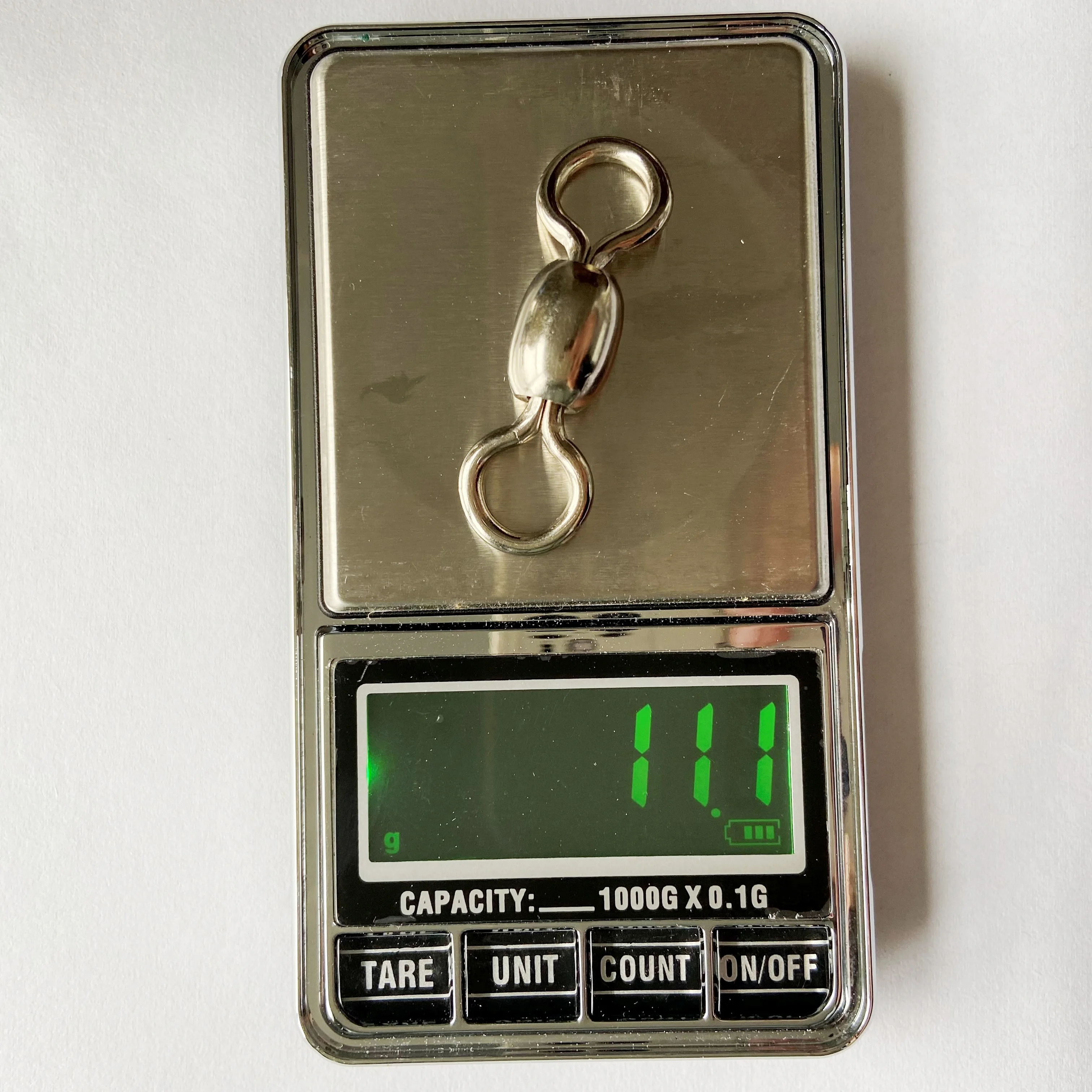 Fishing Barrel Bearing Rolling Swivel Solid Ring LB Lures Connector