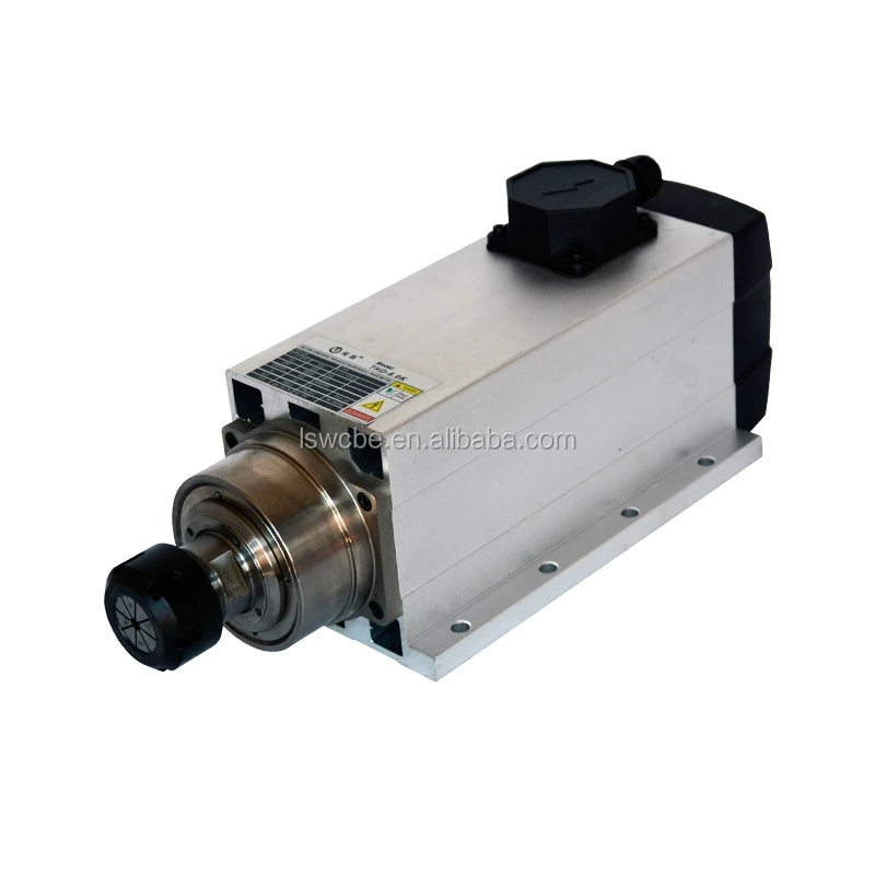 Engraving machine spindle motor 1.5KW square air-cooled 2.2KW electric spindle 3.5KW/4.5KW/6KW