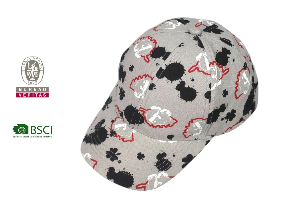 Custom Logo Embroidery Printing Pure Cotton Baseball Cap Outdoor Visor Hat with Beautiful Design