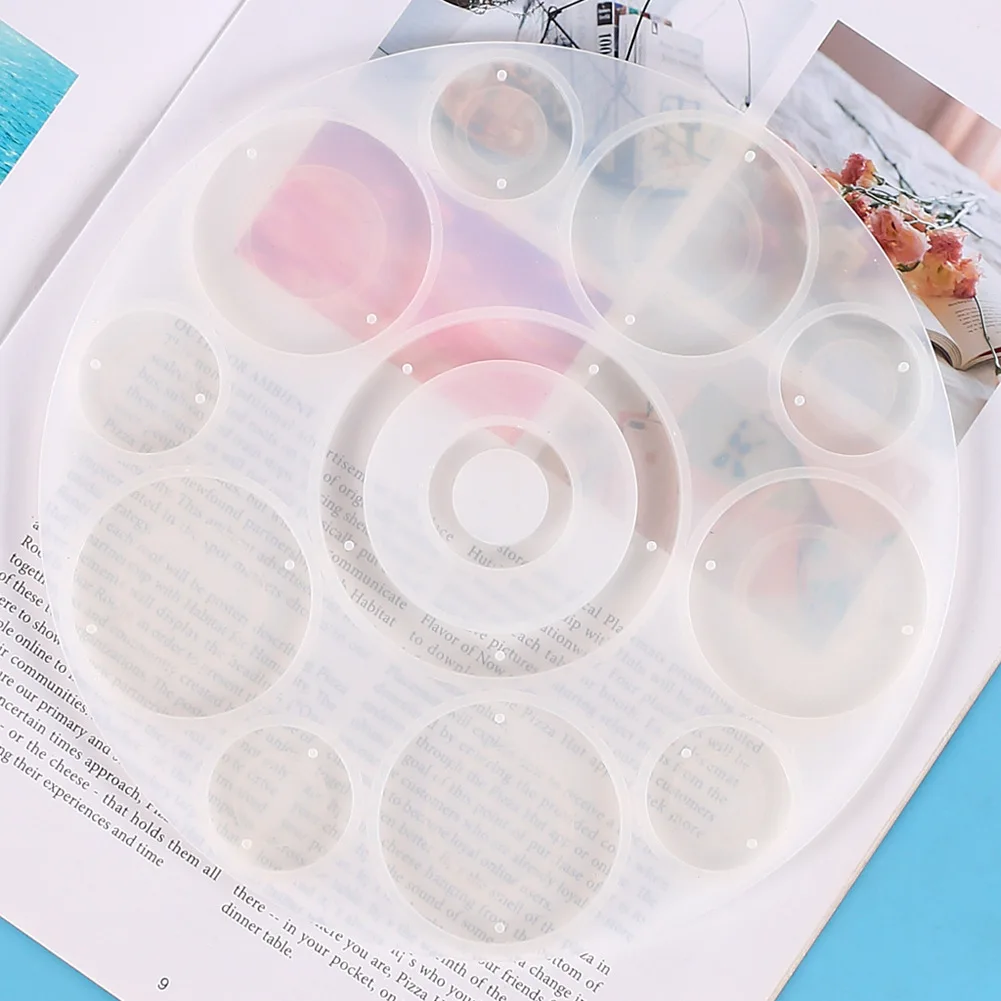 Wind Chime Silicone Molds Eardrop Necklace Casting Mold Epoxy Resin Earring Pendant Jewelry Making