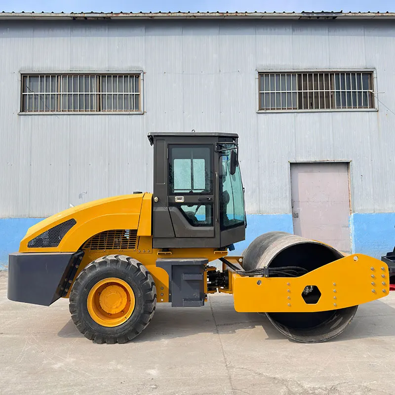 Small circuit crimping machine single steel wheel road groove compaction Fully hydraulic circuit press