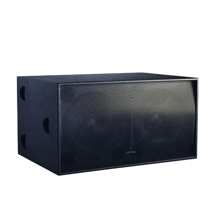 Sound system pro loudspeaker double 18 inch subwoofer 1200W birch plywood night club passive audio equipment