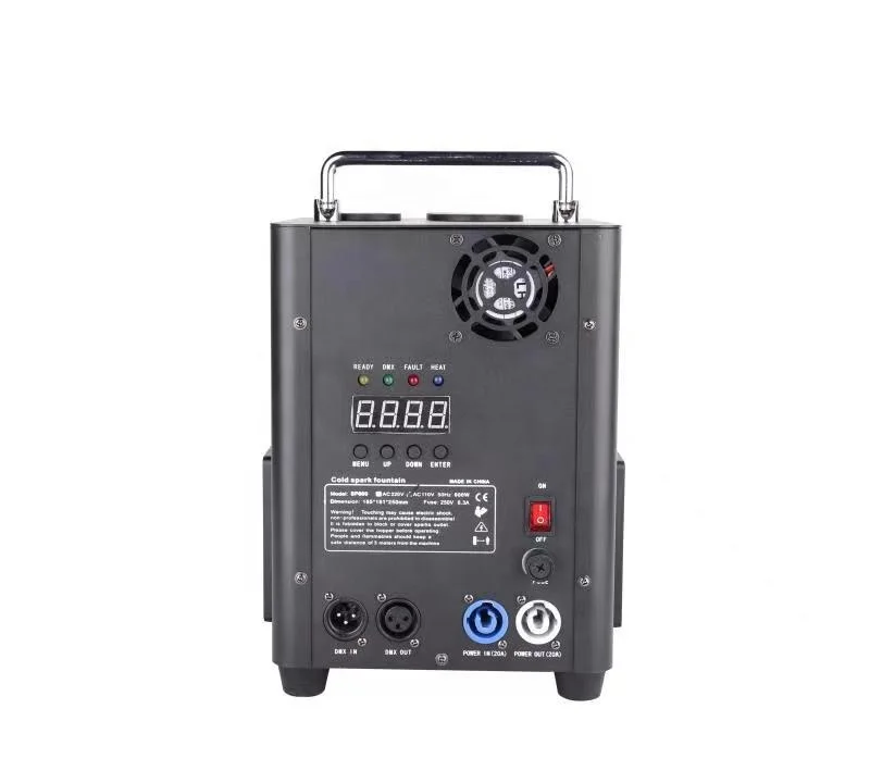 750W DMX 750 Watt Fireworks Sparkler Fountain Cold Spark Machines for Wedding Party dj Disco Stage