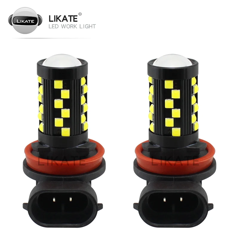 Auto Accessories H4 H7 H8 H11h13 H16 9004 9005 Led Anti Fog Lamp Car Driving Light Luces Para Autos Focos De Luz